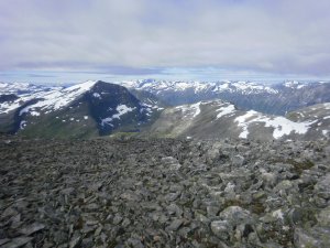 Utsyn vestover frå Eidshornet