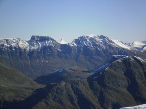 Utsyn sørover frå Fremste Blåhornet